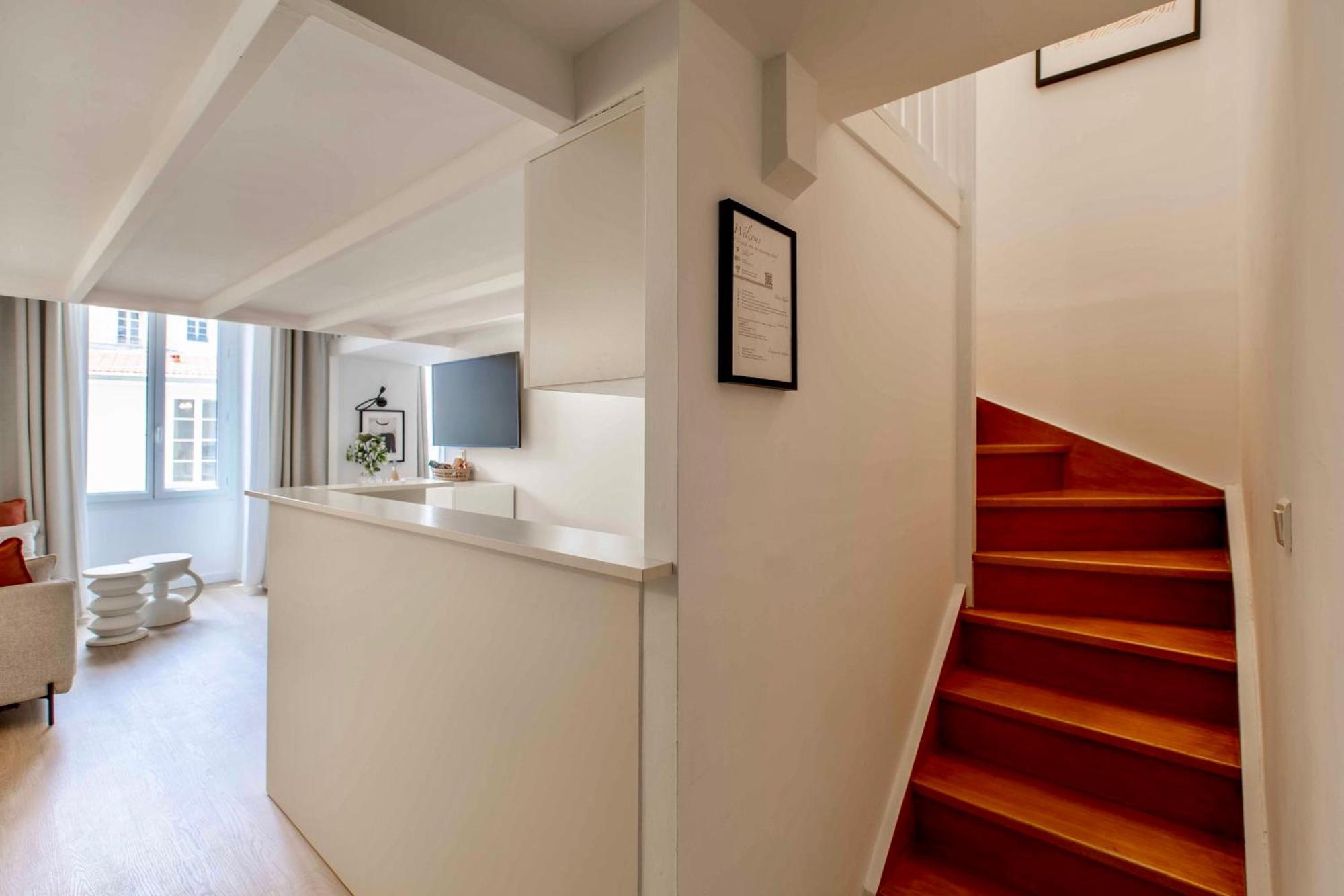 Suede Promenade Duplex Apartment At 1 Min From The Sea 2 Bathrooms نيس المظهر الخارجي الصورة